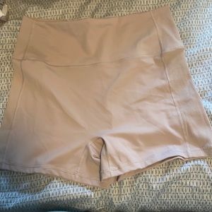 Aerie 4 inch seam biker shorts. Paleish pink color